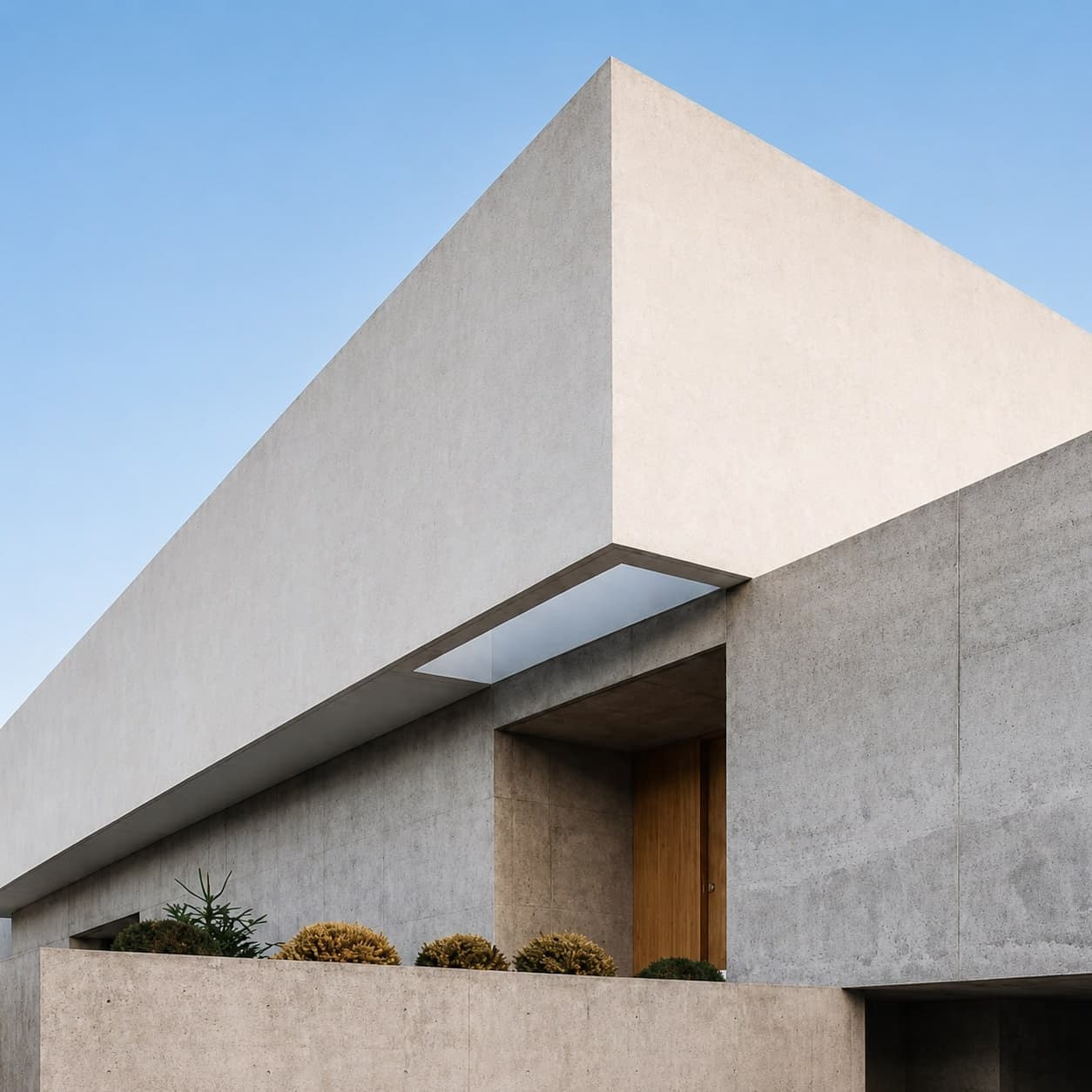 Modern concrete building